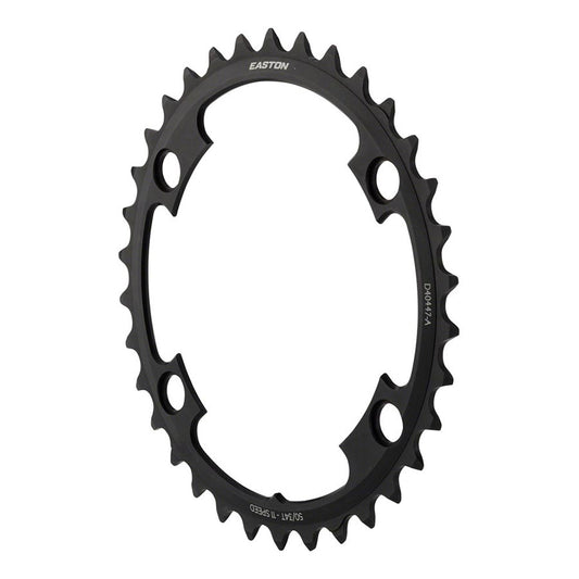 Chainrings Easton Easton Asymmetric Chainring: 4-Bolt 11-Speed 39t Black Dark Slate Gray