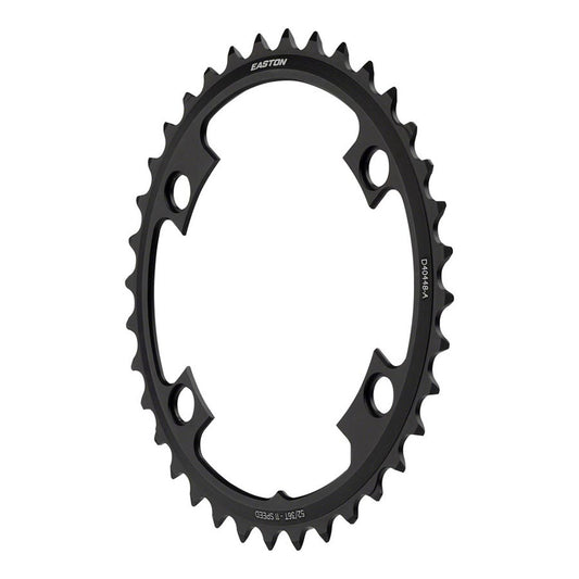 Chainrings Easton Easton Asymmetric Chainring: 4-Bolt 11-Speed 36t Black Dark Slate Gray