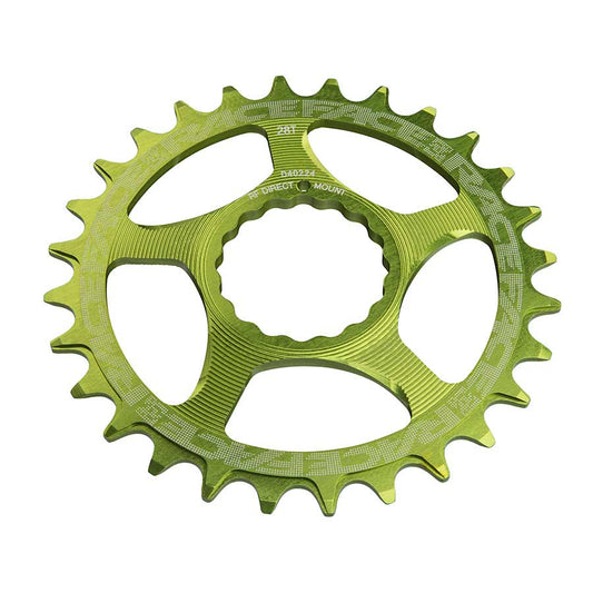 Chainrings Race Face RaceFace Narrow Wide Chainring: Direct Mount CINCH 30t Green Olive Drab