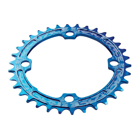 Chainrings Race Face RaceFace Narrow Wide Chainring: 104mm BCD 30t Blue Steel Blue