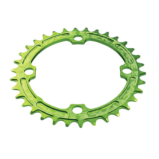 Chainrings Race Face RaceFace Narrow Wide Chainring: 104mm BCD 30t Green Yellow Green