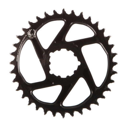 Chainrings SRAM SRAM X-Sync 2 Eagle SL Direct Mount Chainring 36T Boost 3mm Offset BLK Gray Logo Dark Slate Gray