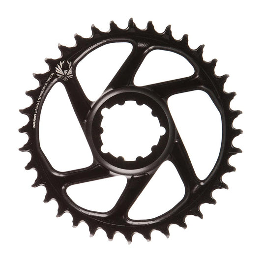 Chainrings SRAM SRAM X-SYNC 2 SL 6mm Chainring Teeth: 36 Speed: 11/12 BCD: Direct Mount Single Aluminum Black Dark Slate Gray