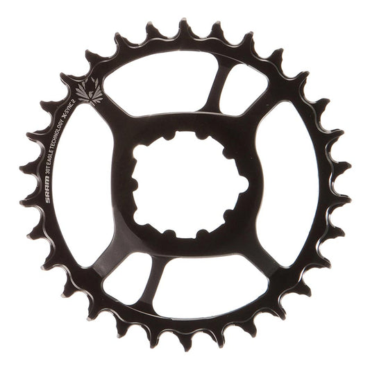 Chainrings SRAM SRAM X-Sync 2 Eagle Steel Direct Mount Chainring 30T 6mm Offset Dark Slate Gray