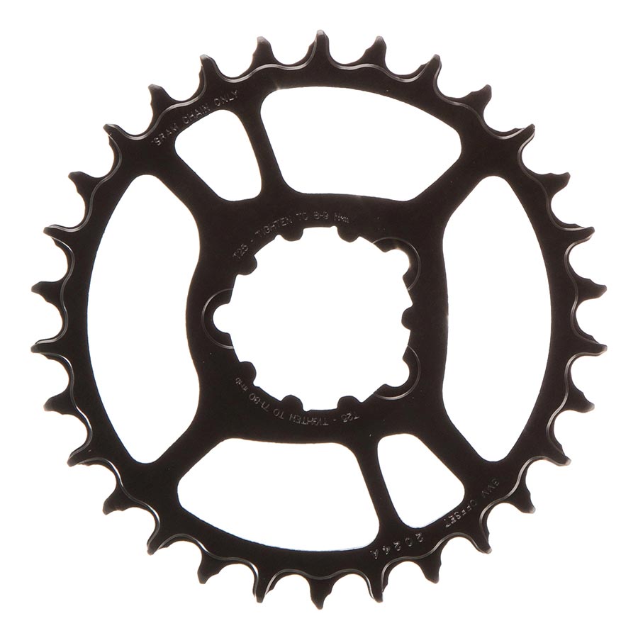 Chainrings SRAM SRAM X-Sync 2 Eagle Steel Direct Mount Chainring 30T Boost 3mm Offset Dark Slate Gray