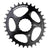 Chainrings Race Face RaceFace Narrow Wide Oval Chainring: Direct Mount CINCH 32t Black Dark Slate Gray