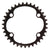 Chainrings SRAM SRAM Force 2x12-Speed Inner Chainring - 35t 107 BCD 4-Bolt Blast BLK For use 48t Outer Dark Slate Gray