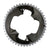 Chainrings SRAM SRAM Force Wide 2x12-Speed Inner Chainring - 30t 94 BCD 4-Bolt Blast BLK For use 43t Outer Dark Slate Gray