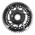 Chainrings SRAM SRAM Red AXS 2x Chainring Teeth: 33/46 Speed: 12 BCD: Direct Mount Pair Aluminum Grey Dark Slate Gray
