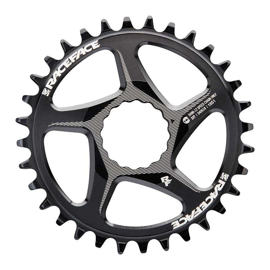 Chainrings Race Face RaceFace Narrow Wide Direct Mount CINCH Aluminum Chainring - Shimano 12-Speed requires Hyperglide+ compatible chain 32t BLK Dark Slate Gray