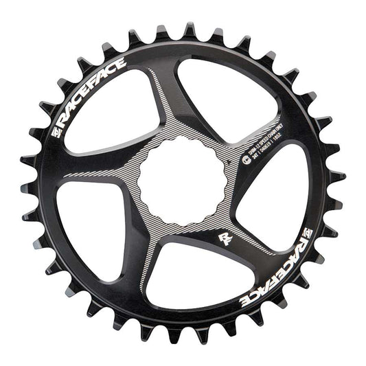 Chainrings Race Face RaceFace Narrow Wide Direct Mount CINCH Aluminum Chainring - Shimano 12-Speed requires Hyperglide+ compatible chain 34t BLK Dark Slate Gray