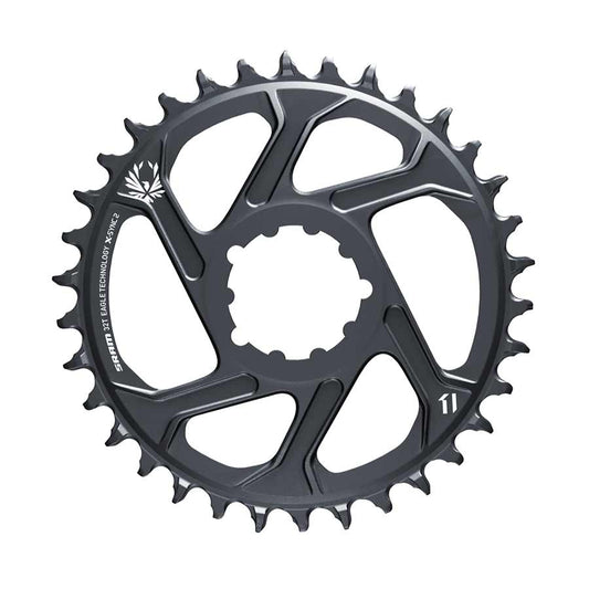 Chainrings SRAM SRAM X-Sync 12sp 6mm Chainring Forged Eagle DM 32t Lunar Dark Slate Gray