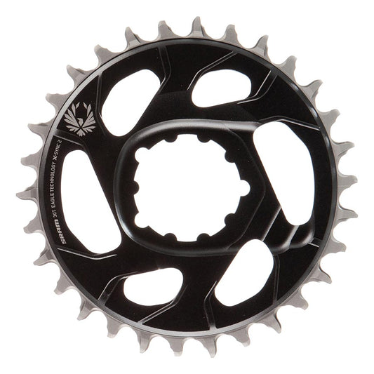 Chainrings SRAM SRAM Eagle X-SYNC 2 Direct Mount Chainring - 30t Direct Mount -4mm Offset Lunar/Polar Grey Gray