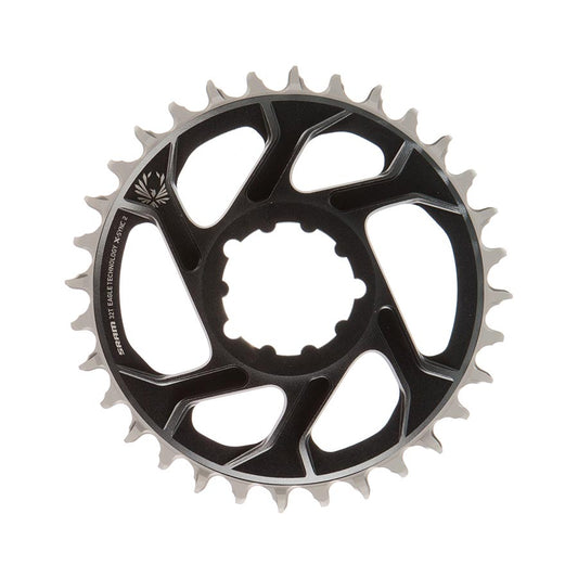 Chainrings SRAM SRAM Eagle Chainring Teeth: 32 Speed: 11/12 BCD: Direct Mount Aluminum Lunar/Polar Grey 6mm Gray