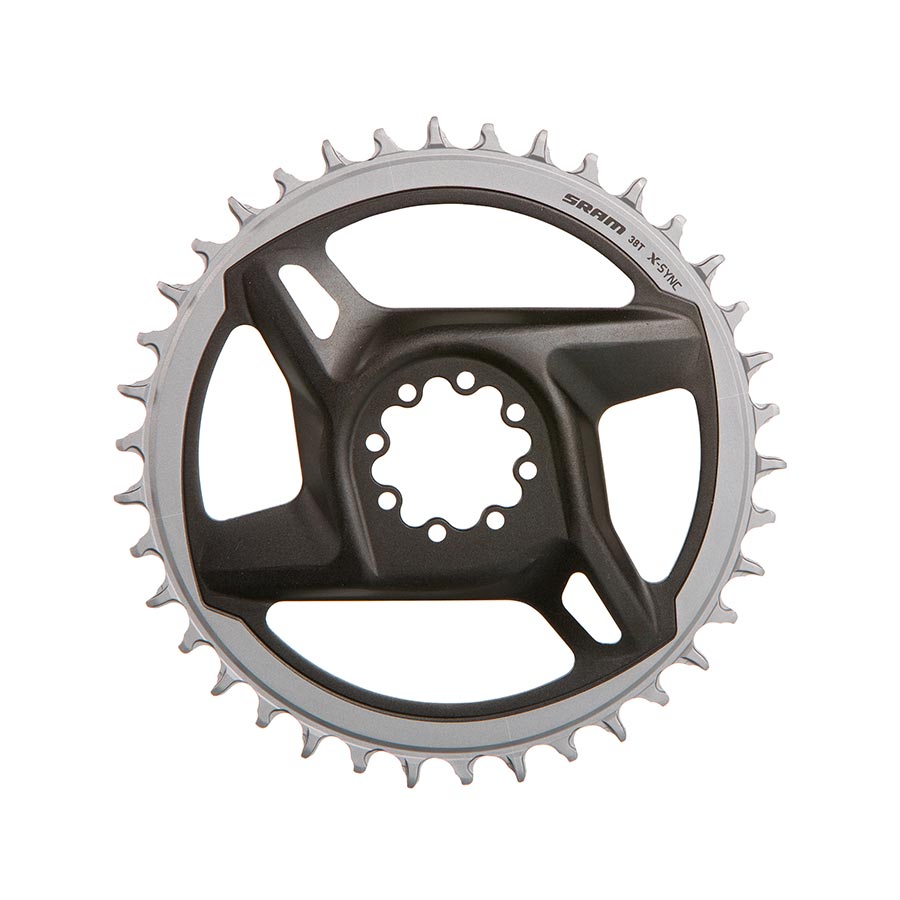 Chainrings SRAM SRAM X-Sync Road Direct Mount Chainring RED/Force - 38t 12-Speed 8-Bolt Direct Mount Gray Dark Slate Gray