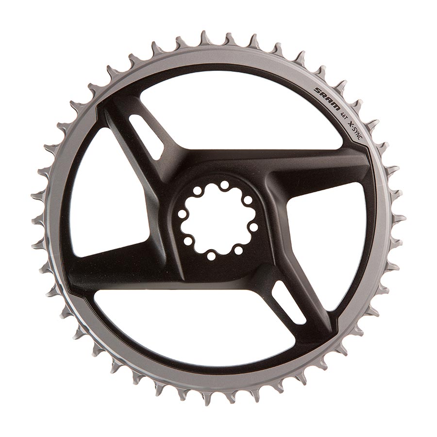 Chainrings SRAM SRAM X-Sync Road Direct Mount Chainring RED/Force - 46t 12-Speed 8-Bolt Direct Mount Gray Dark Slate Gray
