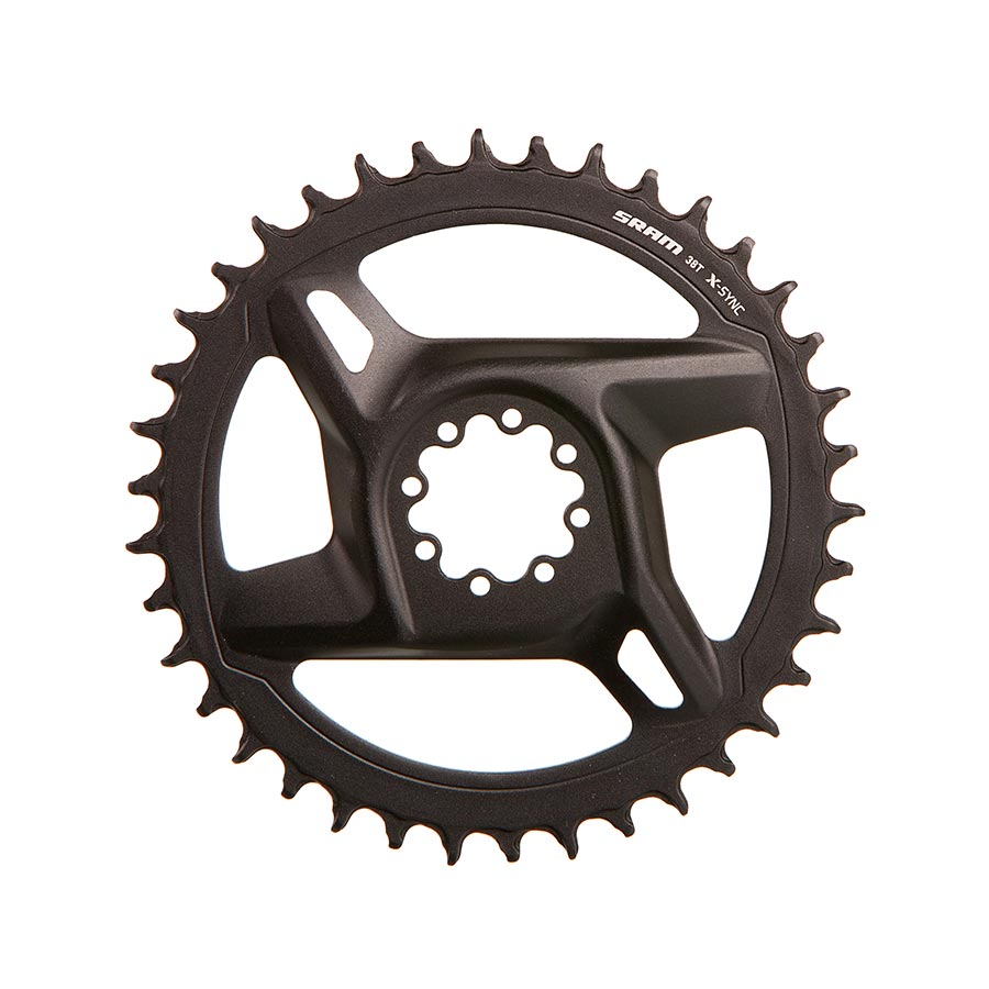 Chainrings SRAM SRAM X-Sync Road Direct Mount Chainring Rival - 38t 12-Speed 8-Bolt Direct Mount BLK Dark Slate Gray