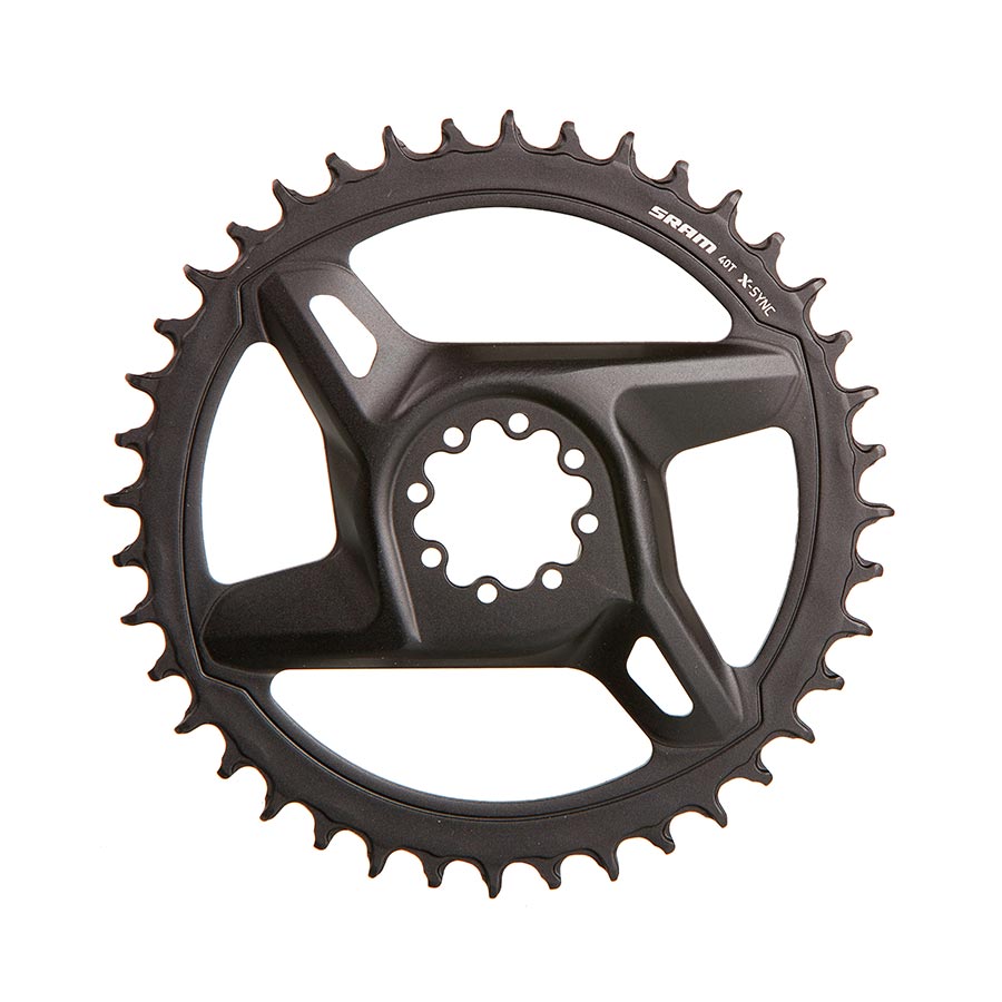 Chainrings SRAM SRAM X-Sync Road Direct Mount Chainring Rival - 40t 12-Speed 8-Bolt Direct Mount BLK Dark Slate Gray