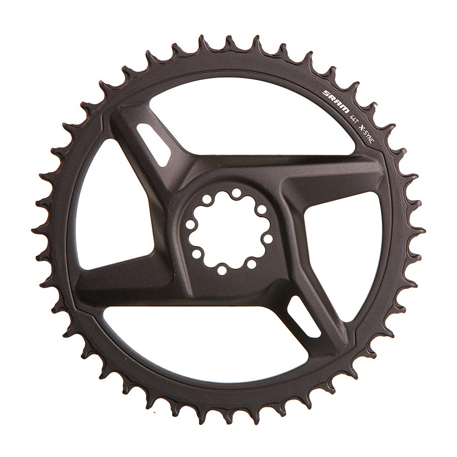 Chainrings SRAM SRAM X-Sync Road Direct Mount Chainring Rival - 44t 12-Speed 8-Bolt Direct Mount BLK Dark Slate Gray