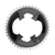 Chainrings SRAM SRAM Rival Wide 2x12-Speed Outer Chainring - 43t 94 BCD BLK For use 30t Inner Dark Slate Gray