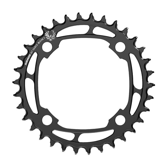 Chainrings SRAM SRAM X-Sync 2 Steel Eagle Chainring - 34T 104mm Bolt Circle Diameter Black Dark Slate Gray