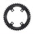 Chainrings SRAM SRAM Road 110mm Asymmetrical Chainring Teeth: 46 Speed: 11 BCD: 110 Bolts: 4 Outer Aluminum Black Dark Slate Gray