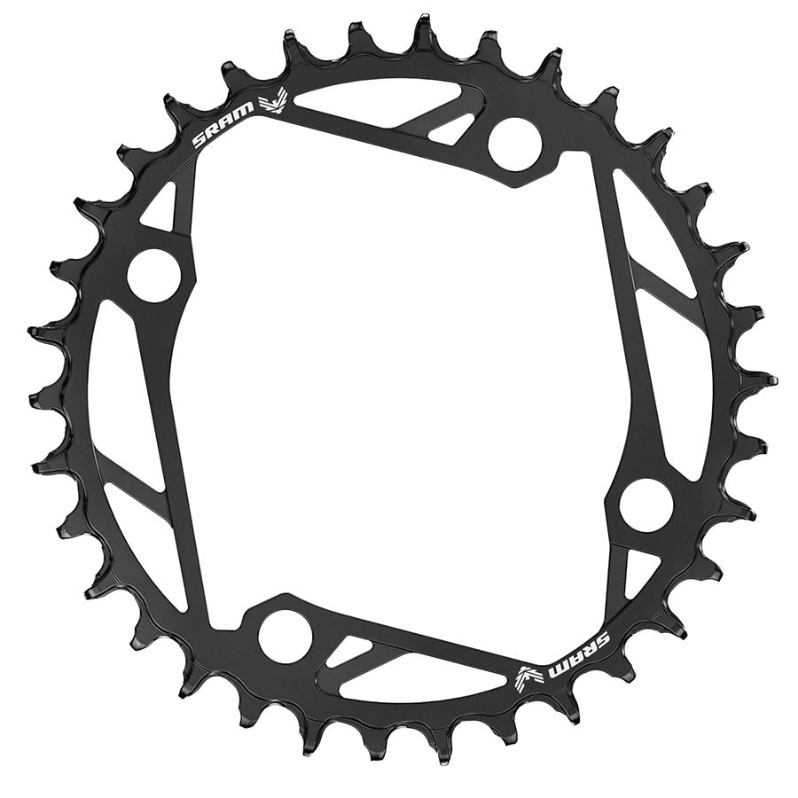 Chainrings SRAM SRAM Eagle T-Type Chainring - 34t 12-Speed 104 BCD Steel Black Dark Slate Gray