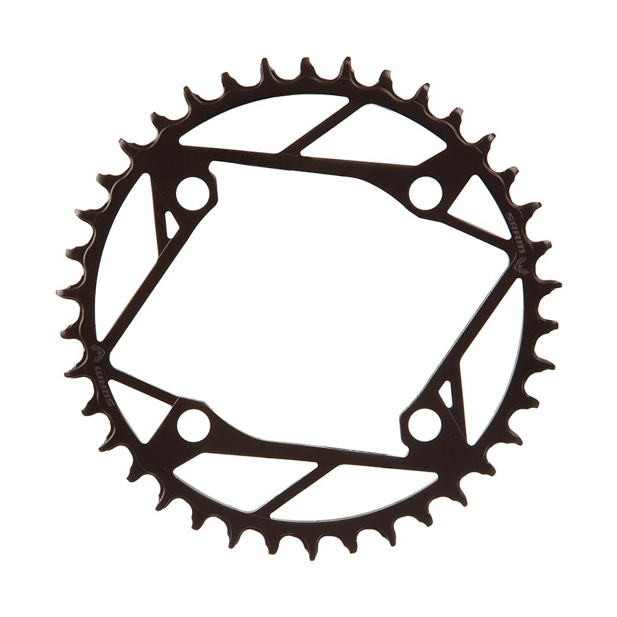 Chainrings SRAM SRAM Eagle T-Type Chainring - 38t 12-Speed 104 BCD Steel Black Black