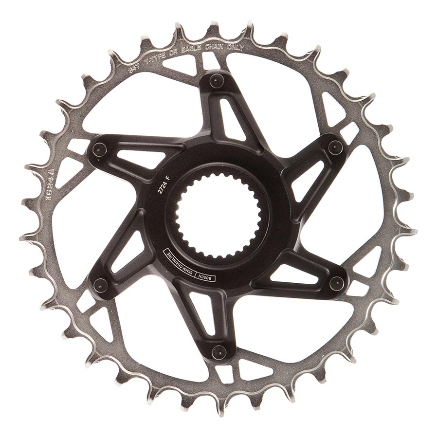 Chainrings SRAM SRAM XX T-Type Chainring - 34T Bosch Gen 4 Direct Mount Dark Slate Gray