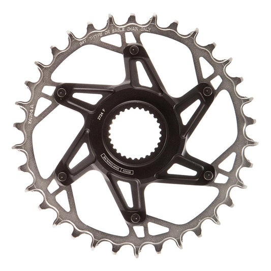 Chainrings SRAM SRAM XX T-Type Chainring - 34T Bosch Gen 4 Direct Mount Dark Slate Gray