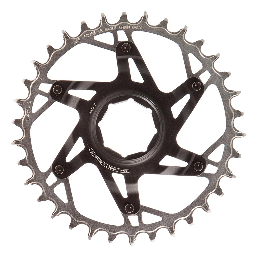 Chainrings SRAM SRAM XX T-Type Chainring - 34T Brose Direct Mount Dim Gray