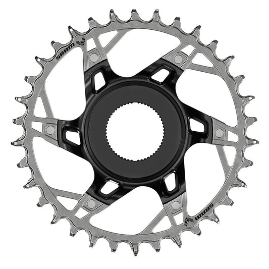 Chainrings SRAM SRAM XX T-Type Chainring - 34T Shimano Steps Direct Mount Dark Slate Gray