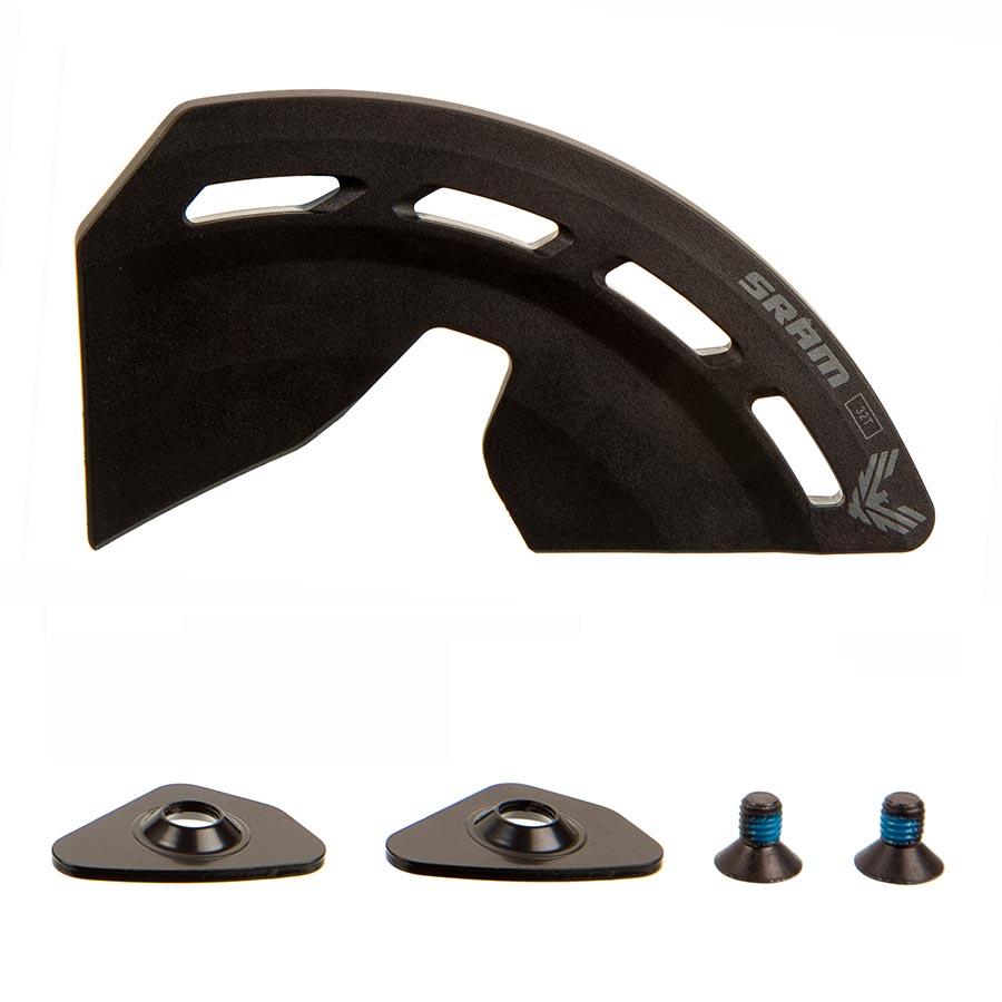 Chain Guards SRAM SRAM X0 Eagle T-Type Single Ring Impact/Bash Guard Kit - For 32t Chainring D1 Black