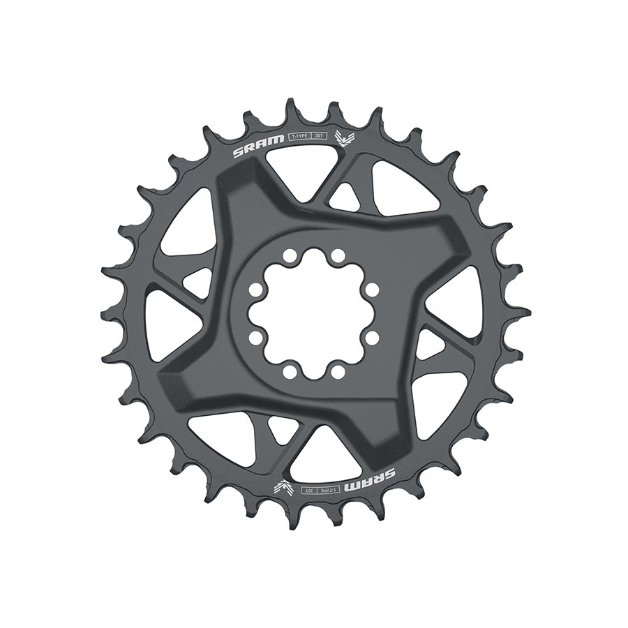Chainrings SRAM SRAM GX Eagle 12sp 30t DM Chainring 3mm Offset Black Dim Gray
