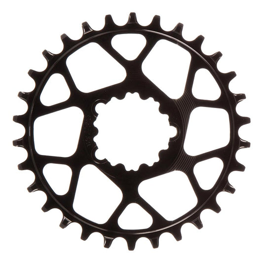 Chainrings Works Components Works Components SRAM GXP Direct Mount Chainring Teeth: 30 Speed: 12 BCD: Direct Mount SRAM 3 Bolt Front 7075-T6 Aluminum Black Black