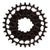 Chainrings Works Components Works Components GEO SRAM GXP Chainring Teeth: 30 Speed: 12 BCD: Direct Mount SRAM 3 Bolt Front 7075-T6 Aluminum Black Black