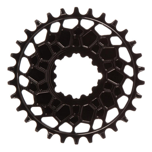 Chainrings Works Components Works Components GEO SRAM GXP Chainring Teeth: 30 Speed: 12 BCD: Direct Mount SRAM 3 Bolt Front 7075-T6 Aluminum Black Black