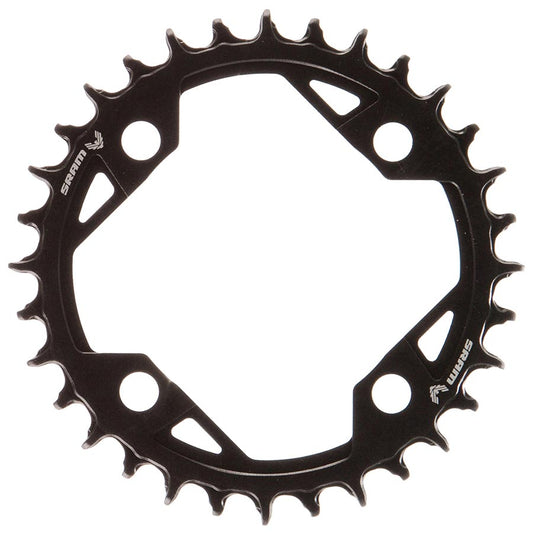 Chainrings SRAM SRAM T-Type Light eMTB Chainring Teeth: 32 Speed: 12 BCD: 94 Bolts: 4 Aluminum Black Dark Slate Gray