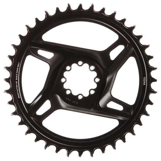 Chainrings SRAM SRAM RED X-Sync Chainring - 40t 12/13-Speed 8-Bolt Direct Mount 6.5mm Offset BLK/Silver E1 Black