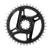 Chainrings SRAM SRAM RED X-Sync Chainring - 46t 12/13-Speed 8-Bolt Direct Mount 6.5mm Offset BLK/Silver E1 Dark Slate Gray