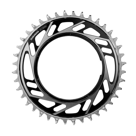 Chainrings SRAM SRAM RED XPLR X-Sync Thread Mount Chainring -  44t 12/13-Speed Thread Mount For RED XPLR AXS PM Spider 6.5mm Offset BLK/Silver E1 Light Gray