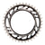 Chainrings SRAM SRAM RED XPLR X-Sync Thread Mount Chainring -  38t 12/13-Speed Thread Mount For RED XPLR AXS PM Spider 6.5mm Offset BLK/Silver E1 Dark Slate Gray