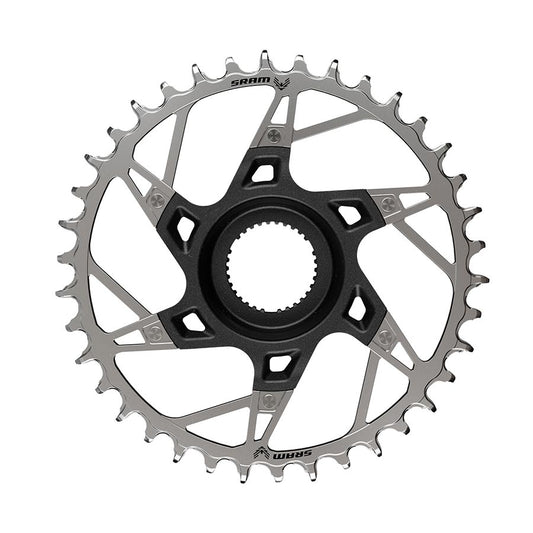 Chainrings SRAM SRAM XX T-Type Yamaha DM Chainring Teeth: 38 BCD: Direct Mount Light Slate Gray
