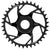 Chainrings SRAM SRAM Bosch DU38 T-Type Chainring Teeth: 38 Speed: 12 BCD: Direct Mount Bosch DU38 Steel Black Dark Slate Gray