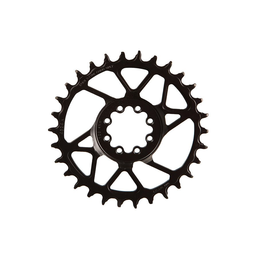 Chainrings SRAM SRAM S1000 Eagle T-Type Direct Mount Chainring - 30t 12-Speed 8-Bolt Direct Mount 3mm Offset Steel BLK Black