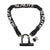 Locks Sunlite Sunlite Defender Mini-U/Chain lock 10mm 4`/122cm Key Blk Dark Slate Gray