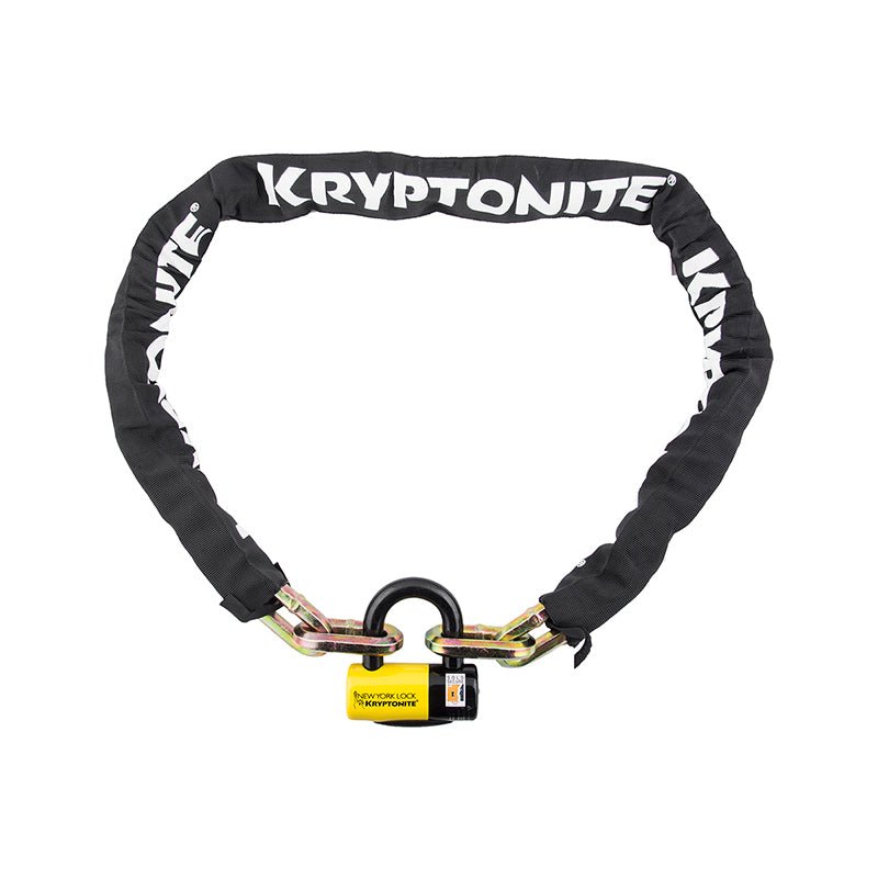 Chain Locks Kryptonite Kryptonite New York Fahgettaboudit Chain 1415 and Disc Lock: 5 (150cm) Dark Slate Gray