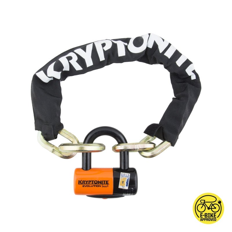 Chain Locks Kryptonite Kryptonite New York Cinch Ring Chain 1275 Evolution Disc Lock 2.5 70cm Wheat