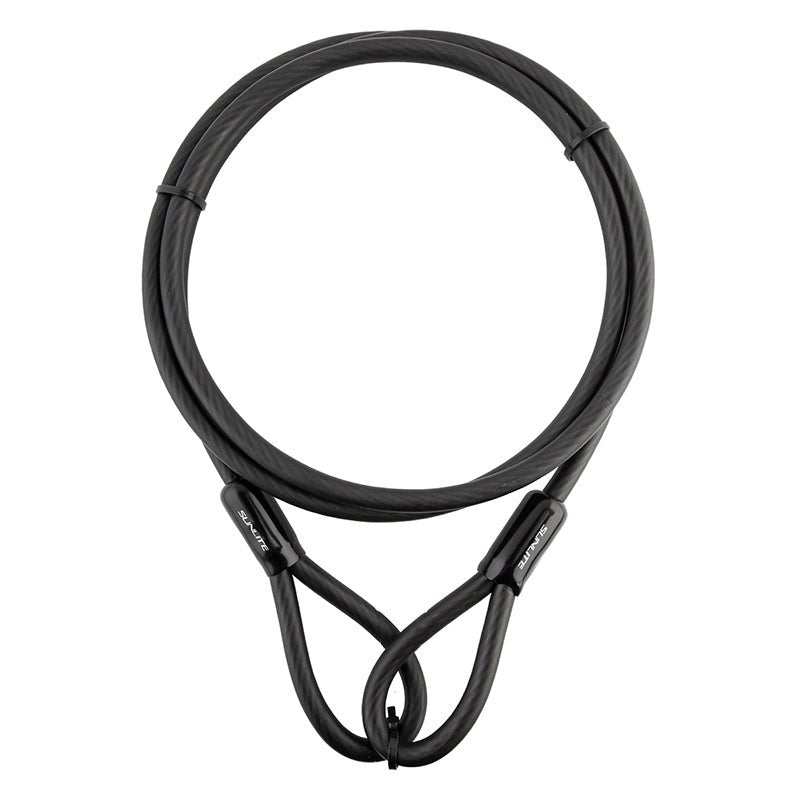 Locks Sunlite Sunlite Straight Cable 10mm 7`/213cm Cable Only Blk Dark Slate Gray