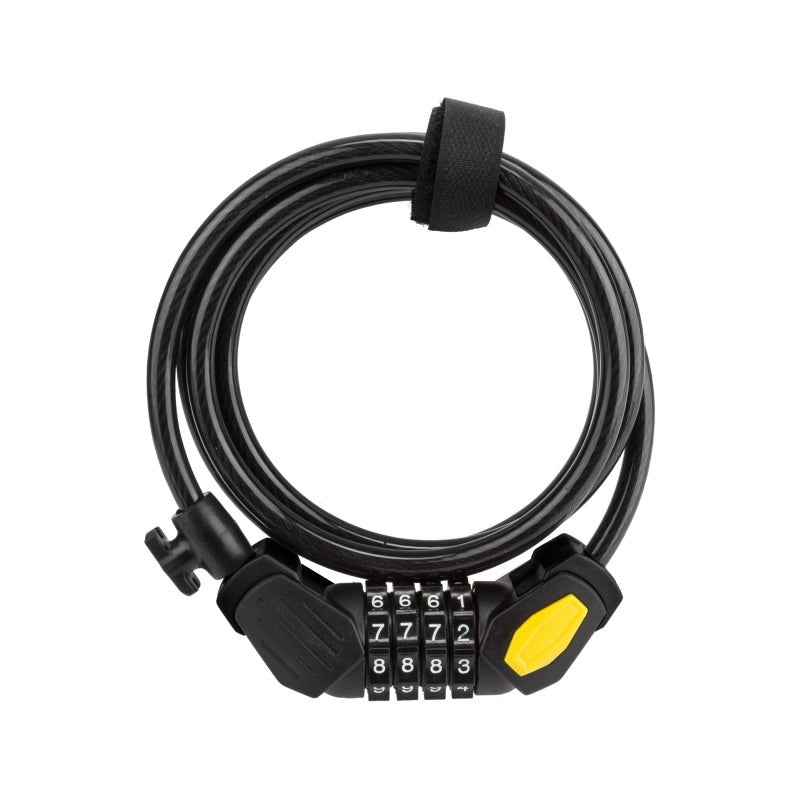 Locks Sunlite Sunlite Defender Combo Cable Lock 8mm 6`/183cm Combo Blk Included Dark Slate Gray
